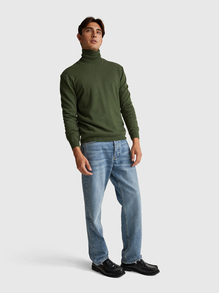 TURTLE NECK SWEATER Men image number 3